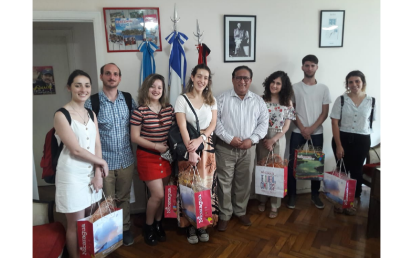 Embajada de Nicaragua en Argentina recibe visita de cortesía del CEERI