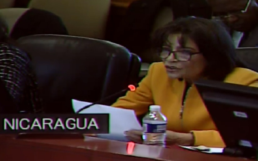 Intervención de Nicaragua en la sesión extraordinaria de la OEA donde se abordó la situación en Bolivia