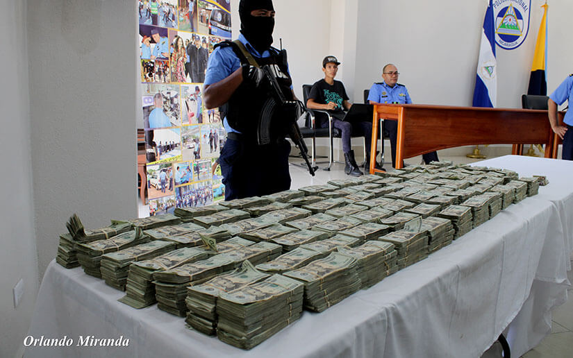 Policía Nacional incauta más de 800 mil dólares en Nueva Segovia