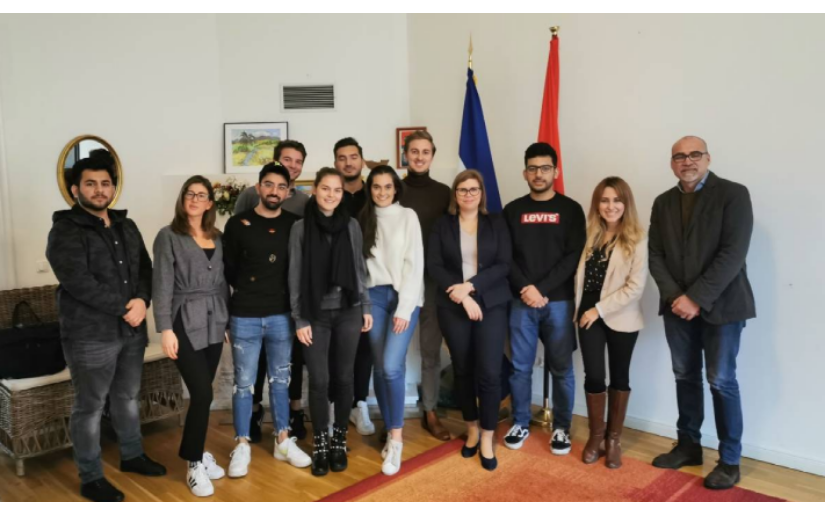 Estudiantes de la Escuela de Negocios de Berlín visitan la Embajada de Nicaragua