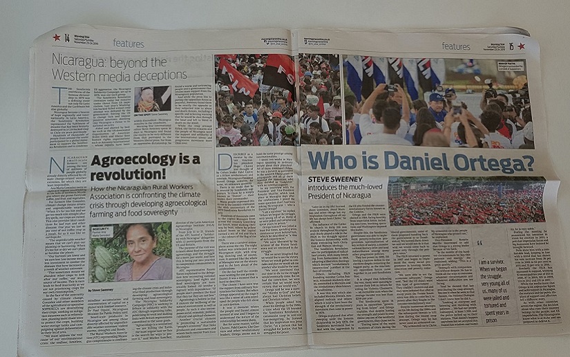 El diario británico Morning Star dedica especial a Nicaragua, su Presidente y la Revolución Sandinista