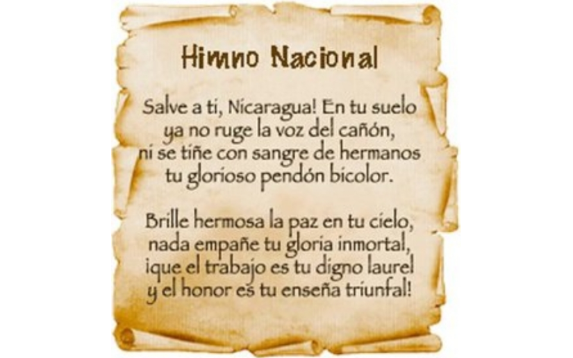 Himno Nacional de Nicaragua cumple 101 años