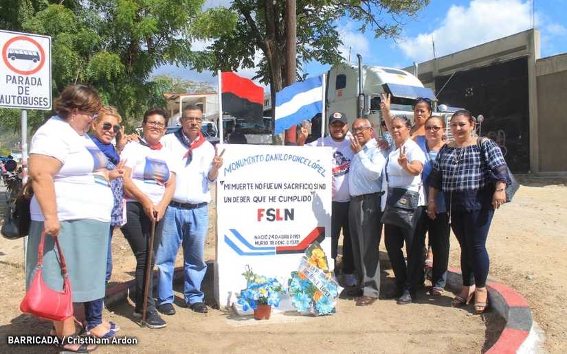Riden homenaje al héroe Danilo Ponce en Ocotal