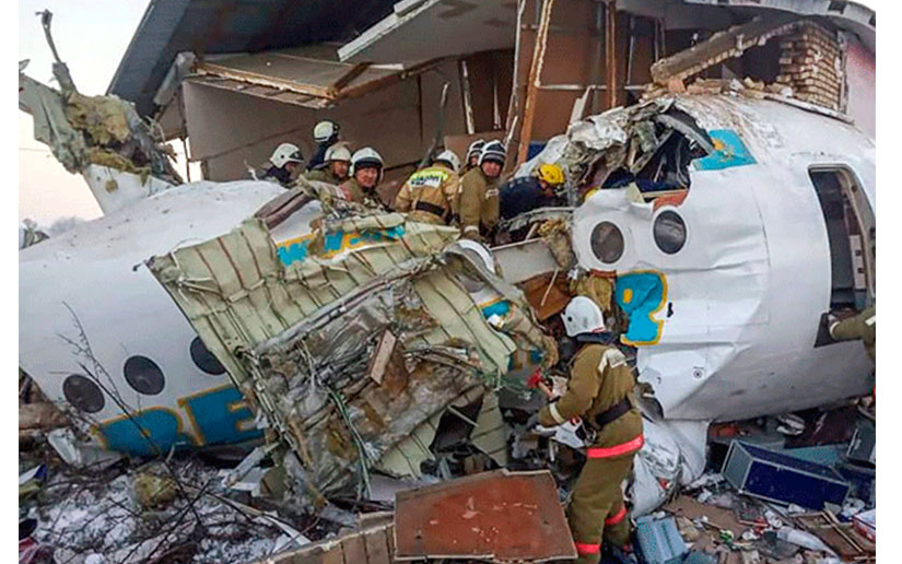 Gobierno de Nicaragua envía mensaje de condolencias por la tragedia aérea ocurrida en Almaty