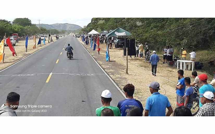 Realizan competencia de moto velocidad en Sébaco y San Isidro