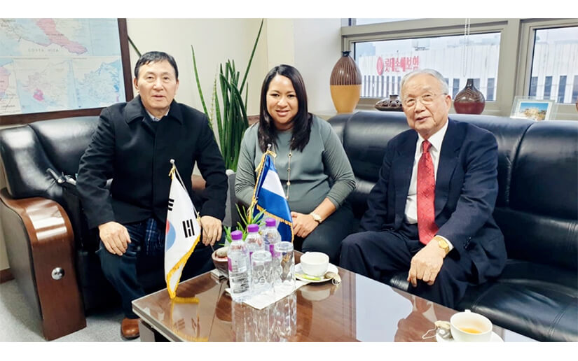 Directores del Consejo Coreano para América Latina y el Caribe visitan la Embajada de Nicaragua en Corea 
