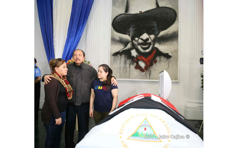 Comandante Daniel Ortega despide al guerrillero Juan Ramón Ramos honrando su memoria y legado
