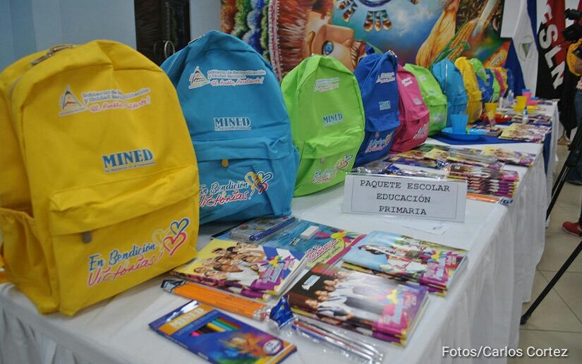 Gobierno Sandinista inicia envío de más de un millón de paquetes escolares a toda Nicaragua