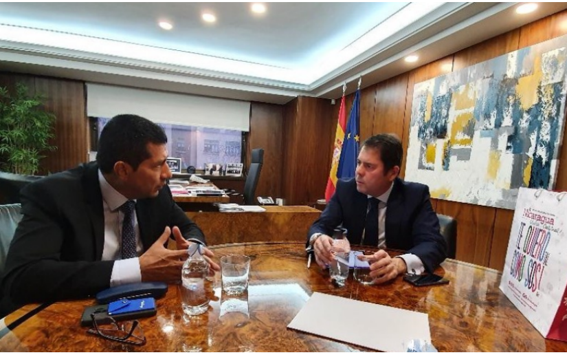 Presidente de Cepyme, España, sostiene reunión con el embajador de Nicaragua
