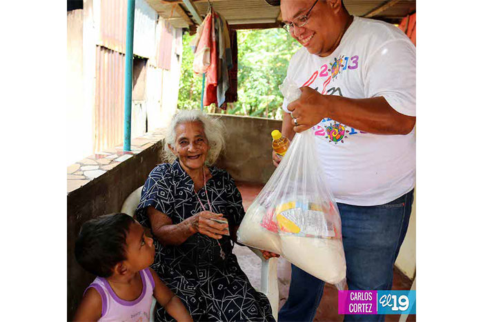 Promotoría Solidaria entrega 2,500 paquetes alimentarios en Managua