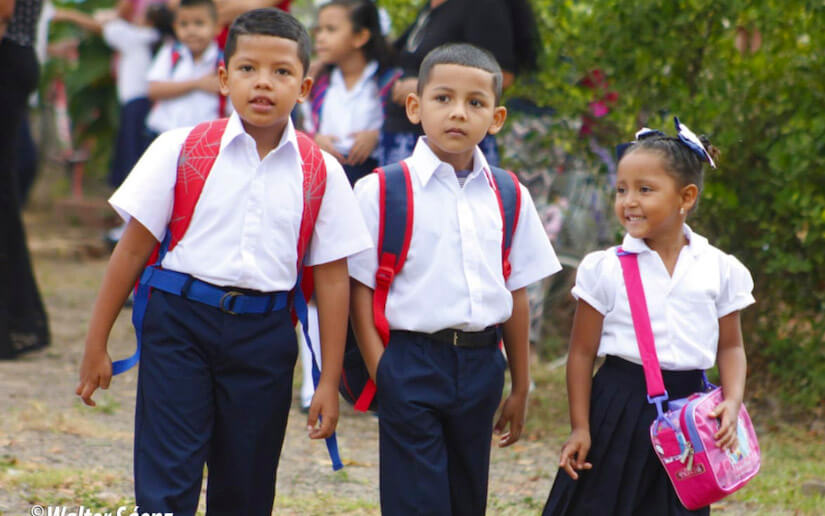Nicaragua: Un millón 800 mil estudiantes iniciaron el año lectivo 2020