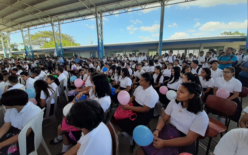 Inauguran turno vespertino del ciclo escolar 2020 en Managua