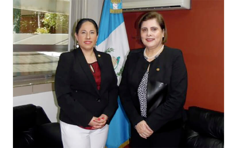 Viceministra de asuntos Culturales y de género de Cancillería de Guatemala recibe a Embajadora de Nicaragua