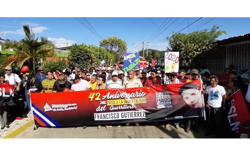 Rivas recuerda al guerrillero Francisco Gutiérrez