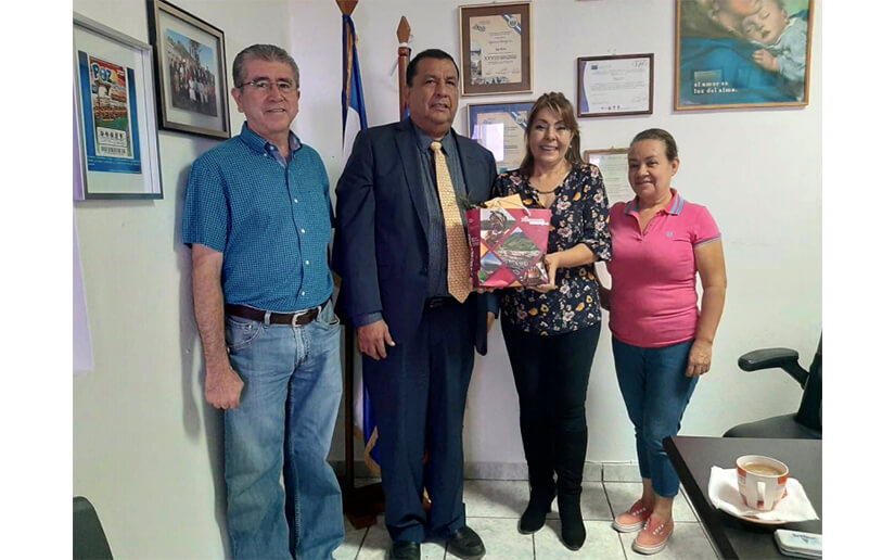 Alcaldía de Candelaria de la Frontera recibe visita de ministro consejero de Nicaragua