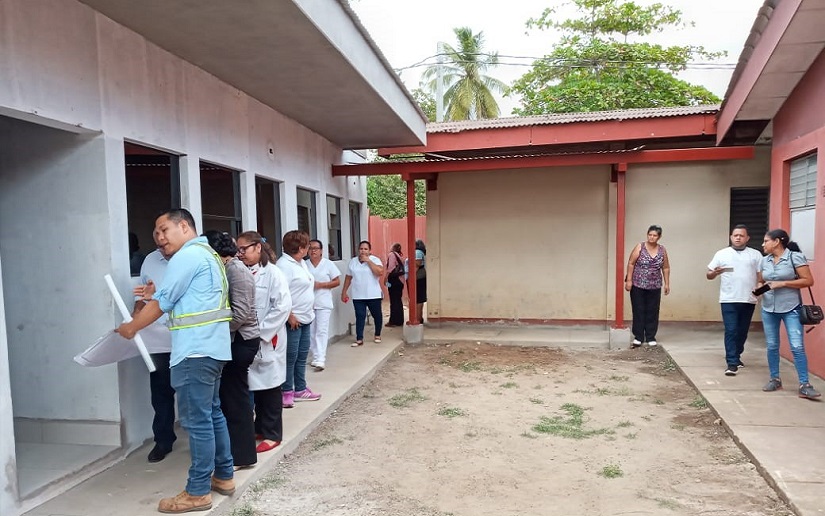 (+FOTOS) Así avanza el mejoramiento del Hospital Primario Jose Schendel en Corinto