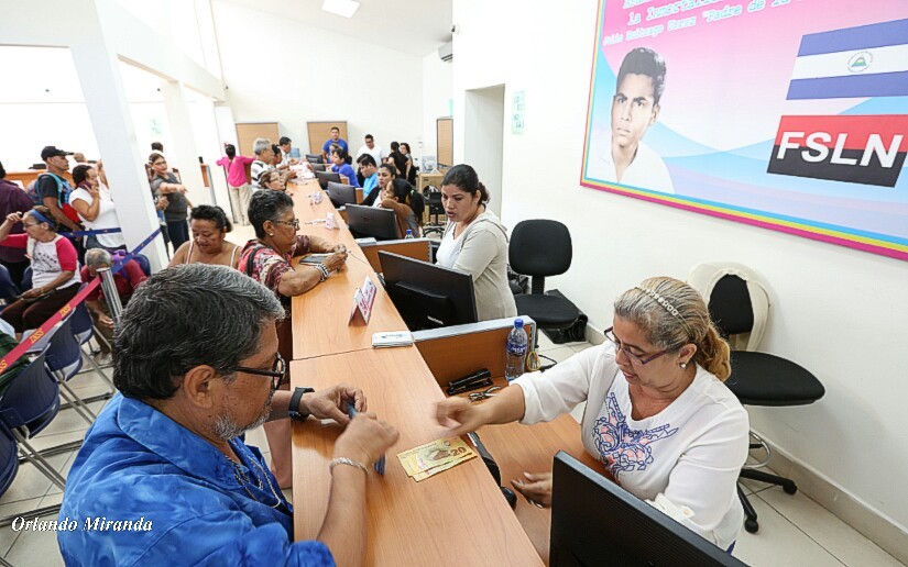 INSS realiza pago de pensiones en toda Nicaragua