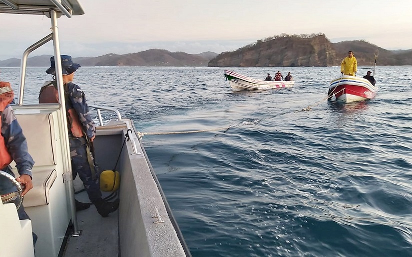 Fuerza Naval realizó búsqueda, salvamento y rescate de una embarcación en Rivas