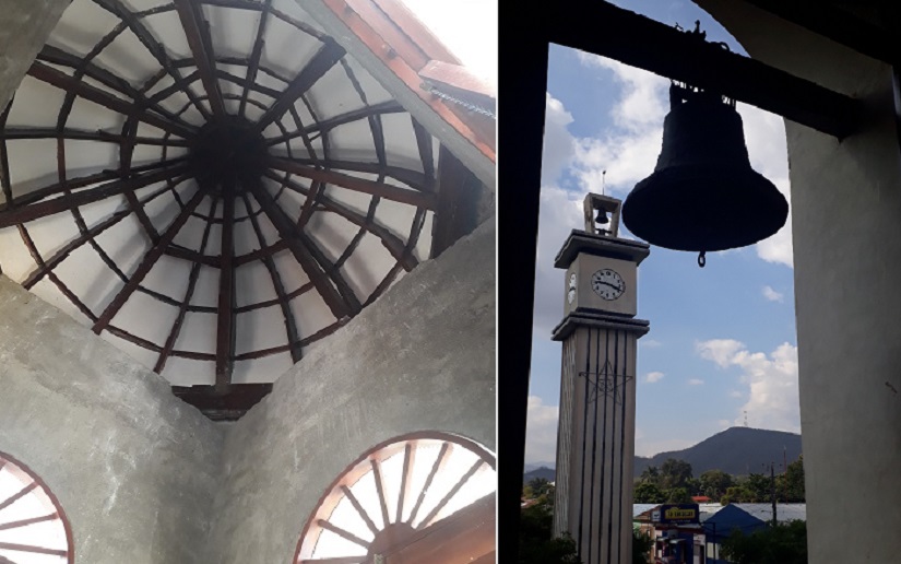 Rehabilitan cúpula de la parroquia Santiago Apóstol de Somoto en Madriz