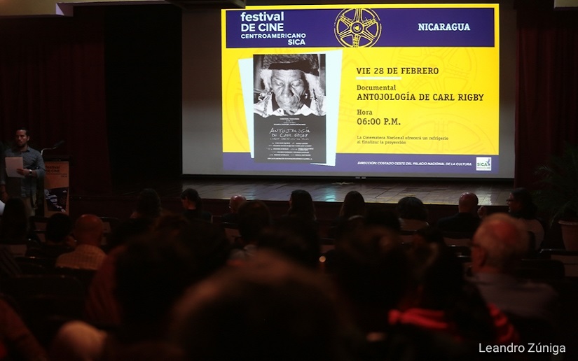 Nicaragua presenta homenaje a Carl Rigby en Festival de Cine Centroamericano