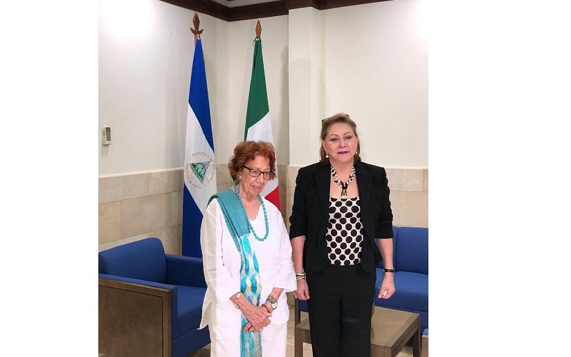 Embajadora de México en Nicaragua visita Corte Suprema de Justicia