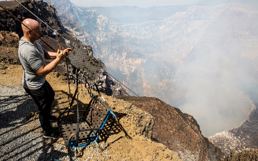 Acróbata Nik Wallenda conversa en un Programa de la ABC sobre su extremo reto de cruzar el volcán Masaya 