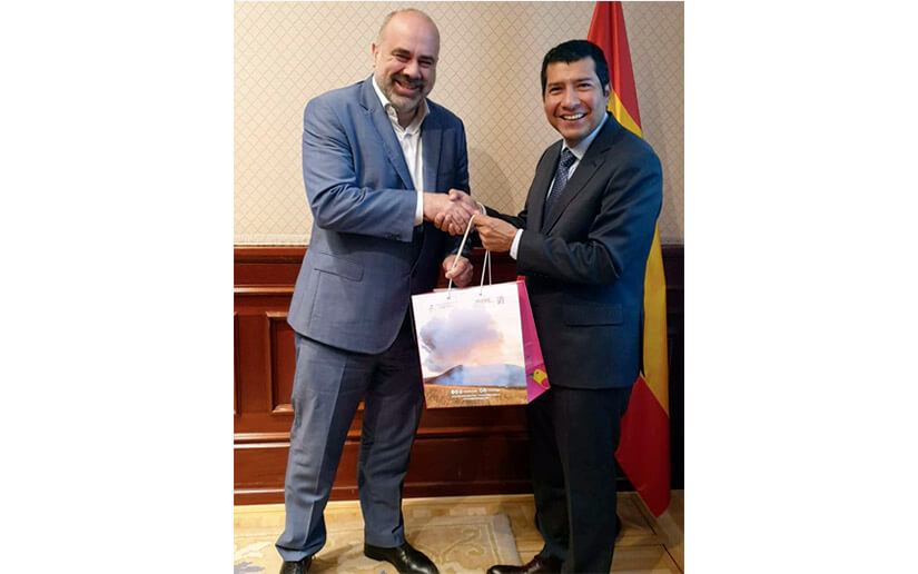 Presidente de la Comisión de Asuntos Exteriores del Congreso de España recibe al Embajador de Nicaragua