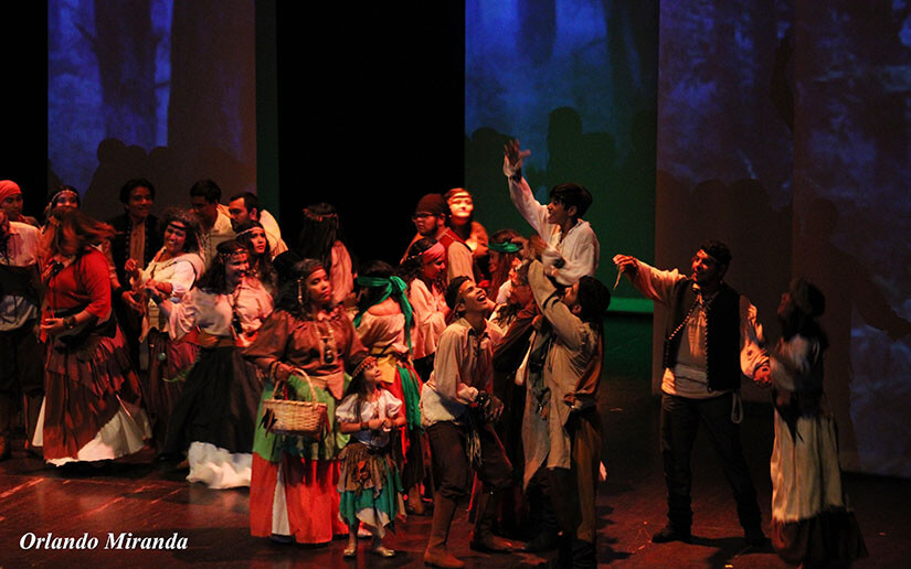 Ópera “El Trovador” deleita desde el Teatro Nacional Rubén Darío