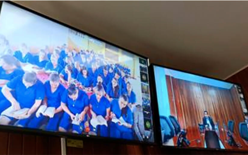 Realizan cultos religiosos a través de videoconferencias en los centros penitenciarios del país