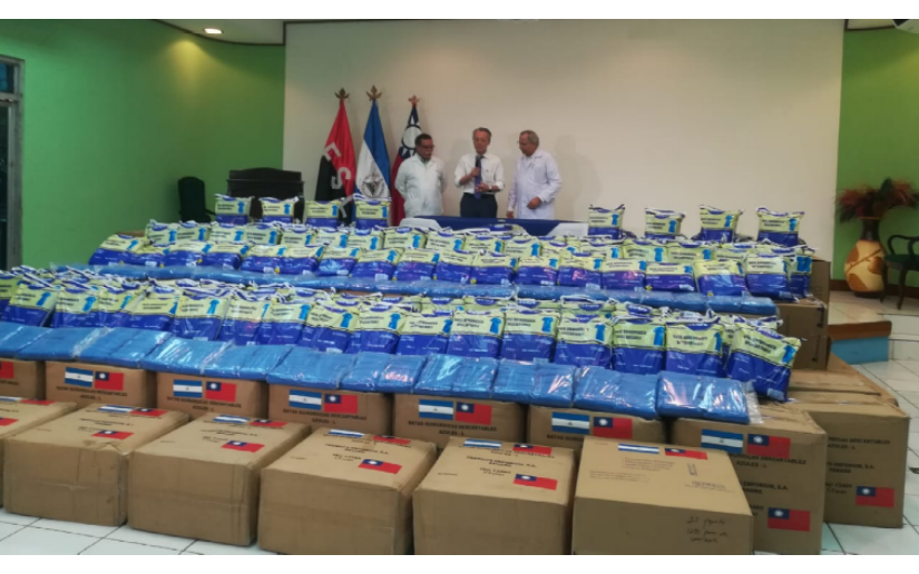 Embajada de Taiwán realiza donación de artículos de protección para personal médico