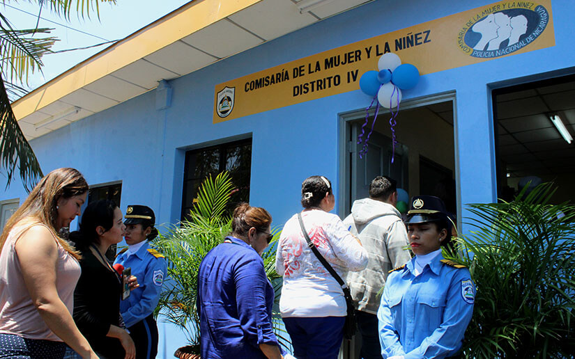 Relanzada comisaría de la mujer en el distrito IV de Managua