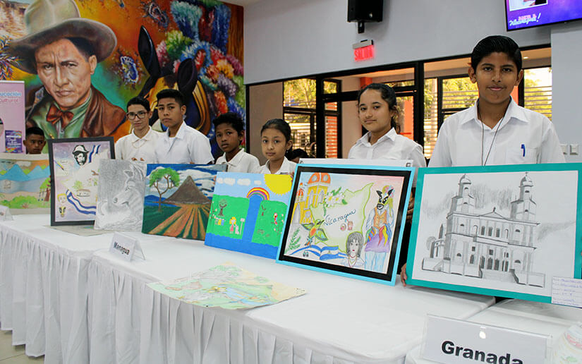 Nicaragua participará con 20 pinturas en la 51 Exhibición Mundial de Arte Escolar en Taiwán