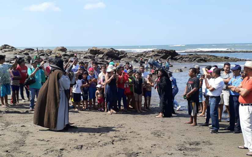 Diriamba realiza judea acuática en playas de Casares y La Boquita