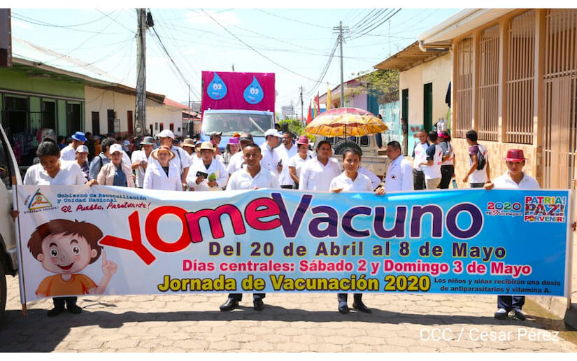 Inicia Jornada Nacional de Vacunación en Nicaragua