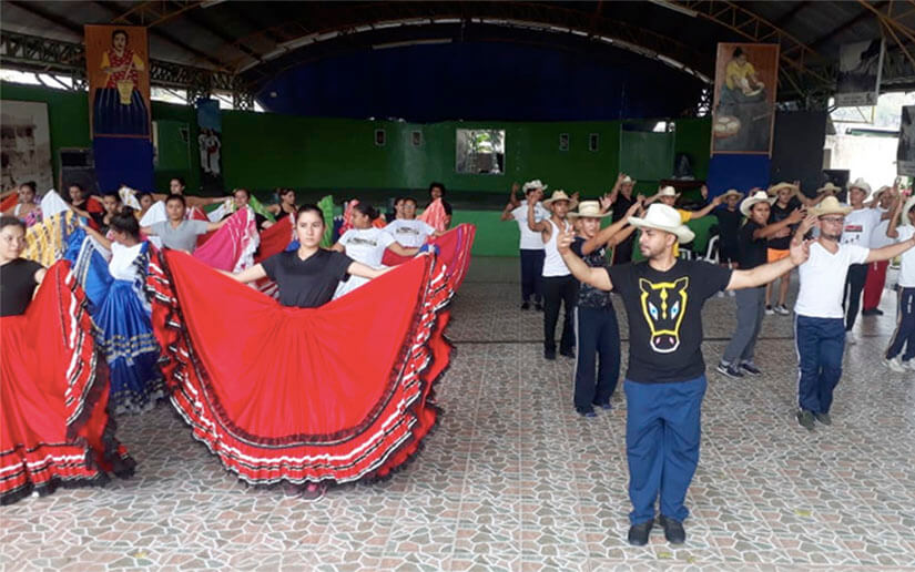 Escuelas municipales de danza en Nicaragua continúan capacitándose con el INC