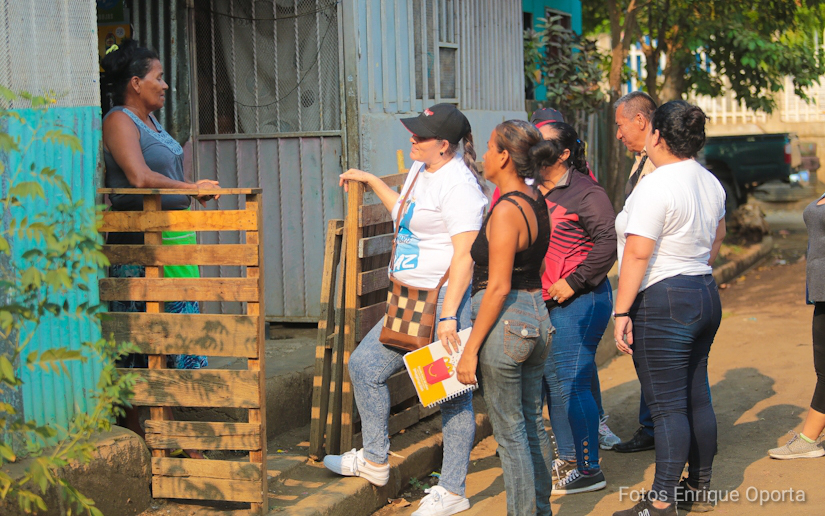 Continúa visita a hogares sobre medidas preventivas ante el Covid-19 en Managua