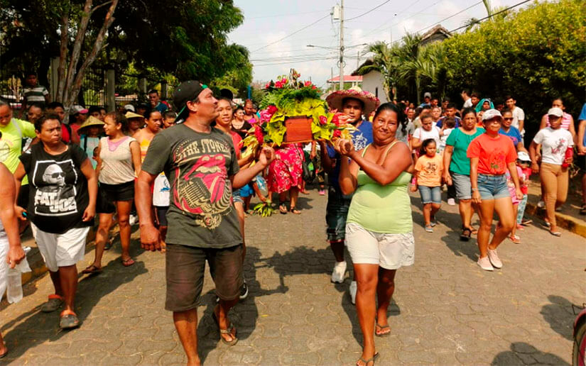Alegre Bajada del patrono del municipio de San Jorge