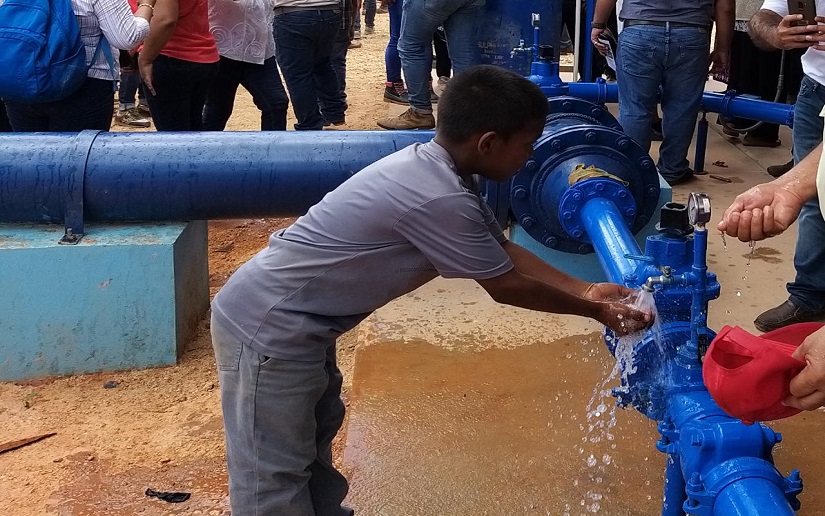 Gobierno de Nicaragua inaugura millonario proyecto de agua en el Caribe Norte 