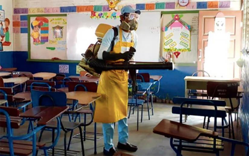 Escuelas de Nicaragua fortalecen acciones de prevención ante el Covid-19