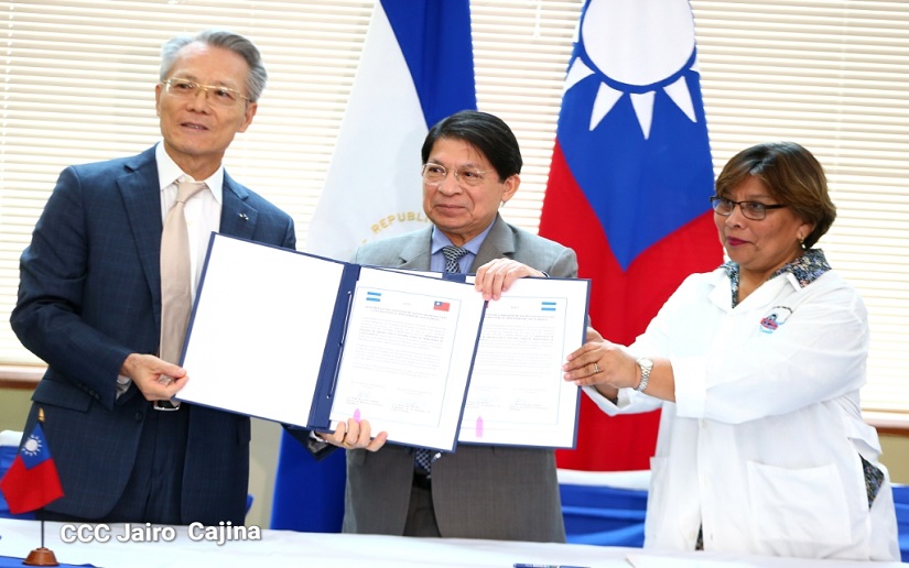 Taiwán patentiza solidaridad con Nicaragua con donativo para la adquisición de equipos e insumos médicos