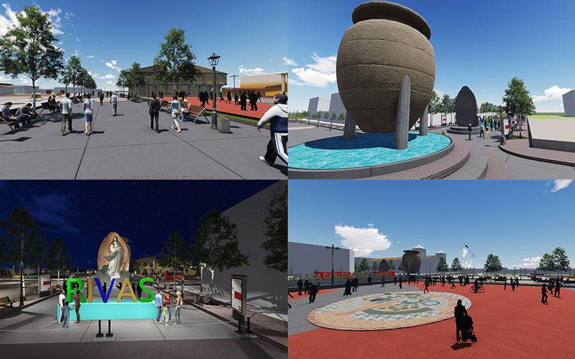 Rivas: Inicia construcción de la Calzada y Remodelación de Plaza Parque Carlos Fonseca Amador