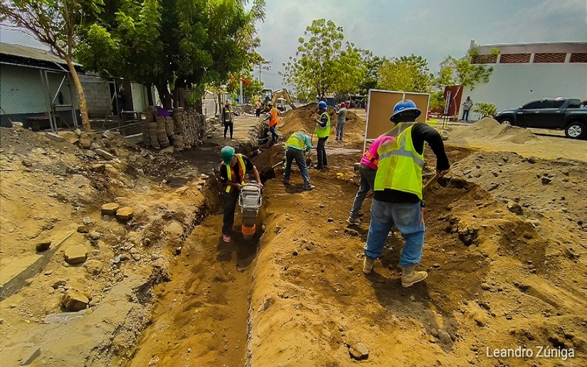 Avanza proyecto de mejoramiento sanitario en Villa Guadalupe en Managua