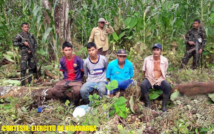 Retienen a ciudadanos por toma ilegal de tierra y portación ilegal de arma en San Juan de Nicaragua