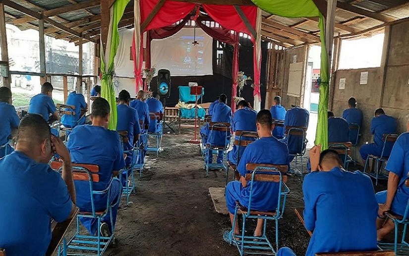 Desarrollan culto evangélico a través de videoconferencia en todos los penales de Nicaragua