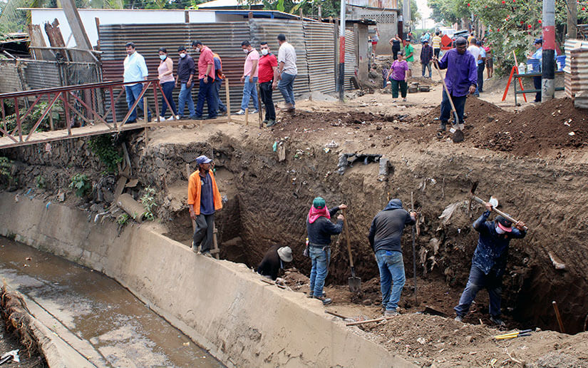 Alcaldía de Managua avanza en proyecto de articulación vial en el Distrito VII