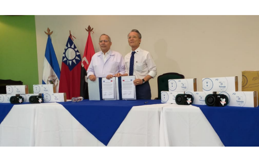 Taiwán realiza donación de 12 detectores de temperatura por imagen