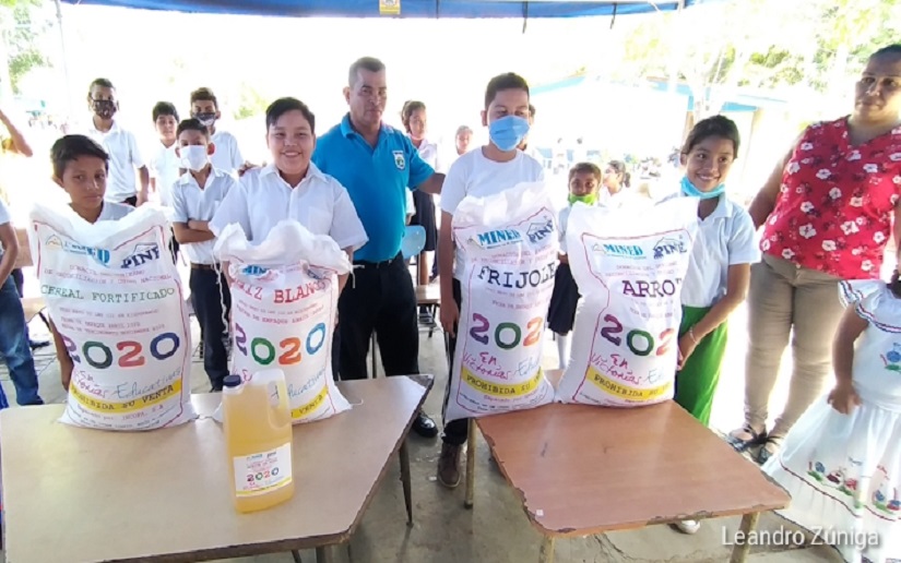 Realizan entrega de merienda escolar en colegios del distrito III en Managua