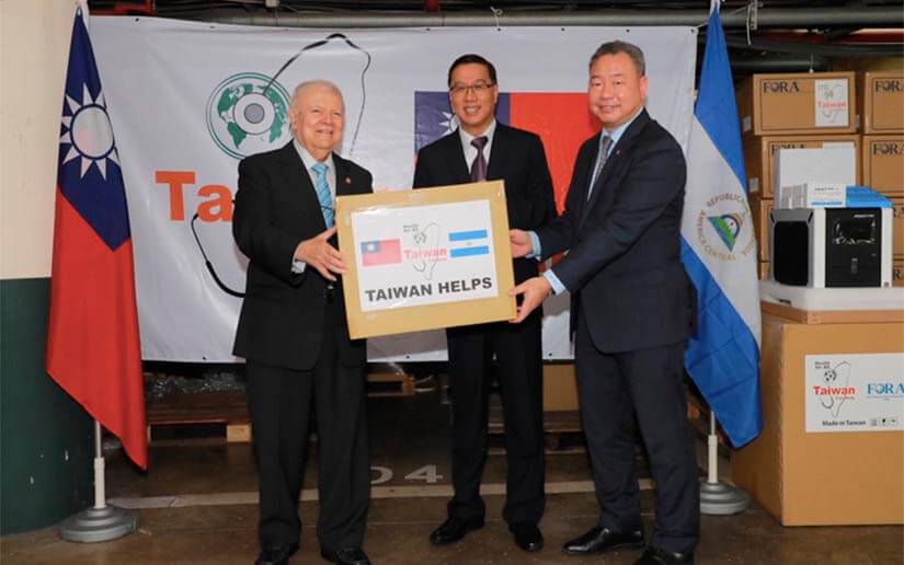Taiwán entrega donación de insumos médicos a Nicaragua