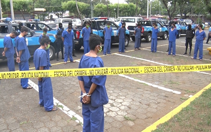 Nicaragua: Duro golpe a la delincuencia en la última semana