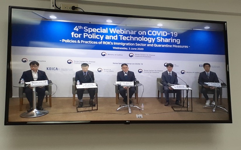 Ministerio de Gobernación participa en seminario web sobre la experiencia de Corea en la contención del Covid-19